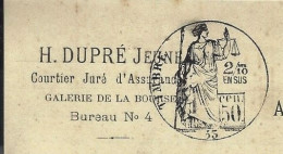 1887 NAVIGATION ASSURANCES MARITIMES Bordeaux St Nazaire  Londres =>   Martinique   Cayenne  Guyane  Besse Cabrol - 1800 – 1899