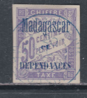 Madagascar Taxe N° 6  O  Partie De Série : 50 C. Lilas, Oblitération Légère Sinon TB - Timbres-taxe