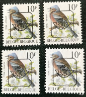 België - Belgique - C12/41 - 1991 - (°)used - Michel 2404V - Vink - Typos 1986-96 (Vögel)