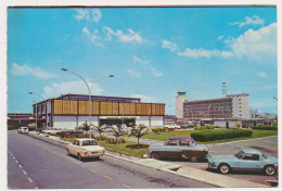 Singapore International Airport Paya Lebar Old Car, Nice Stamp 1977  Vintage Old Postcard - Aérodromes