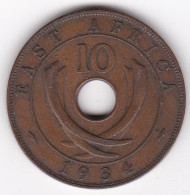 East Africa 10 Cents 1934 George V, En Bronze , KM# 19 - British Colony