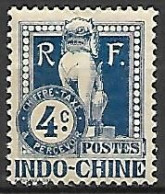 INDOCHINE   -   TAXE   -   1908 .  Y&T N° 6 *. - Strafport