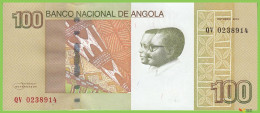 Voyo ANGOLA 100 Kwanzas 2012(2017) P153b B544b QV UNC Waterfalls - Angola