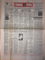 Iran - Tehran Times Newspaper 1 November 1981 Iran-Iraq War - Altri & Non Classificati