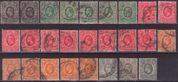 EAST AFRICA&UGANDA 1912 Mi 42-46 USED - Herrschaften Von Ostafrika Und Uganda