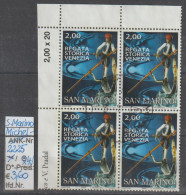 2005 - SAN MARINO - SM "Histor. Regatta,Venedig" 2,00 € Mehrf. - 4x O Gestempelt - S.Scan (2225o X4 S.marino) - Usados