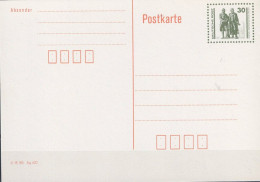 DDR GDR RDA - Postkarte Goethe-Schiller-Denkmal  (MiNr: P 107I) 1990 - Ungelaufen - Postales - Nuevos