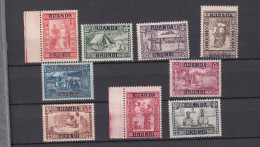 Ruanda - Urundi  Ocb Nr:  81 - 89 ** MNH (zie Scan) - Nuevos