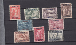 Ruanda - Urundi  Ocb Nr:  81 - 89 * MH (zie Scan) - Unused Stamps