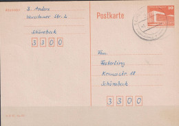 DDR GDR RDA - Postkarte Palast Der Republik (orange) (MiNr: P 86 II) 1986 - Gelaufen - Postkarten - Gebraucht