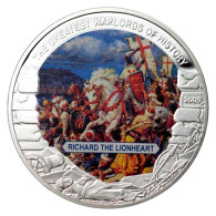 LIBERIA 5 $ GREATEST WARLORDS OF HISTORY - RICHARD THE LIONHEART 2009 - Liberia