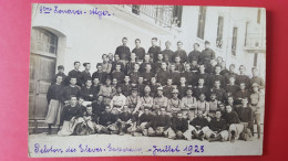 Carte Photo 9 Ieme Zouaves Alger , Militaires , Juillet 1923 , élèves Quaporaux - Profesiones