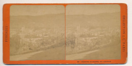 Photographie Ancienne Vue Stéréoscopique Vue Panoramique De Bagnères De Bigorre Pyrénées Collection L.L. Paris - Photos Stéréoscopiques