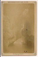 Photographie Ancienne XIXe Environs D'Aix Les Bains Les Gorges Du Sierroz Grand Format Contrecollée Sur Carton - Plaatsen