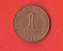 Trinidad & Tobago 1 Cent 1971 Bronze Coin - Trinidad & Tobago