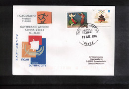 Greeece 2004 Olympic Games Athens - Olympic City Patra Interesting Cover - Sommer 2004: Athen