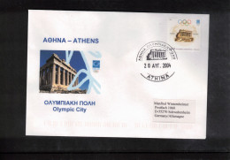 Greeece 2004 Olympic Games Athens - Olympic City Interesting Cover - Sommer 2004: Athen