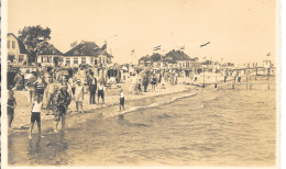 Carte-photo Ostseebad Kellenhusen In Holstein (Oldenburg, Mer Baltique) Plage De Dahme - 1930 Environ - Oldenburg (Holstein)