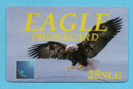 NETHERLANDS   Prepaid Phonecard EAGLE - Verzamelingen