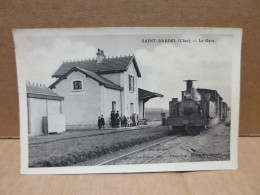 SAINT BAUDEL (18) Intérieur De La Gare Chemin De Fer Du Tacot Train Gros Plan - Other & Unclassified