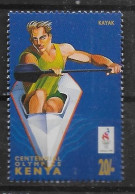KENYA       N° 643  * *    Jo 1996  Kayak - Canoe