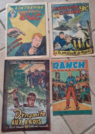 Lot De 4 Récits Complets Collection Super Dynamique/ TE Aux Abois ,l'INTREPIDE Capitaine ERIC N°3 &4, RANCH N°31 FRISANO - Loten Van Stripverhalen