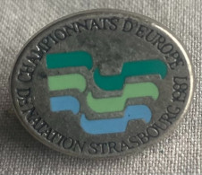 BELGIUM ,CHAMPIONNATS D'EUROPE DE NATATION STRASBOURG 1987, BADGE - Gymnastik