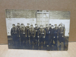 LE CREUSOT (71) Carte Photo Groupe De Militaires Gros Plan - Le Creusot