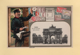 Timbres - Facteur - Paris - Arc De Triomphe De La Victoire - Carte Gauffree - Francobolli (rappresentazioni)