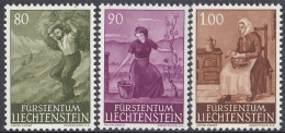 LIECHTENSTEIN 411-413,unused - Agriculture