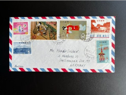 JAPAN NIPPON 1965 AIR MAIL LETTER IZUMO TO HAMBURG 14-05-1965 - Lettres & Documents