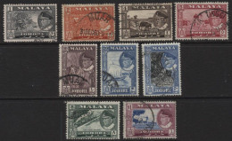 Johore (21) 1960 Pictorials. 9 Values. Used. Hinged. - Johore