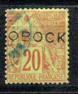 Obock 7 II Canc Überdruck Gerade - Used Stamps