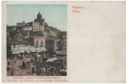 Georgia 1901 Tiflis Tbilisi, Maidan Square And Metekhi Castle - Géorgie