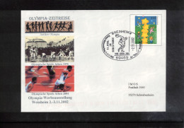 Germany / Deutschland 2002 Olympic Games Athens - Olympic Games Athens 1896 Interesting Cover - Summer 2004: Athens