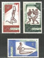 Cameroon, 1968, Mi: 552/54 (MNH) - Cameroun (1960-...)