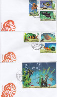 CUBA 2015 Sc  5615-21  Fishes FDC Set & S/S - Storia Postale