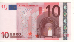 10 EURO  "N"  Austria     Firma Trichet    F 010 A6  /  FDS - UNC - 10 Euro