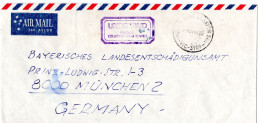 L67179 - Australien - 1980 - Unfrank LpUmschl CLAYTON -> Westdeutschland, M Stpl "Underpaid - Postage Collected ..." - Covers & Documents