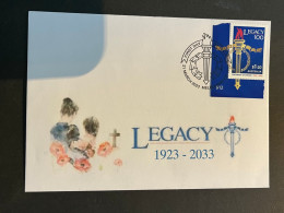 (4 R 2) New - Australia Post Stamp $ 1.20 Centenary Of Legacy On Cover - Issue 21 March 2023 - Brieven En Documenten