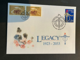 (4 R 2) New - Australia Post Stamp $ 1.20 Centenary Of Legacy On Cover + 50th Anniversary - Issue 21 March 2023 - Lettres & Documents