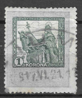 HUNGARY MAGYAR 1914: Revenue Stamp, 1 Korona, Used - Fiscali