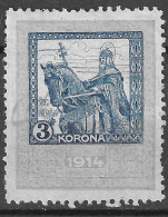 HUNGARY MAGYAR 1914: Revenue Stamp, 3 Korona, Used - Fiscale Zegels