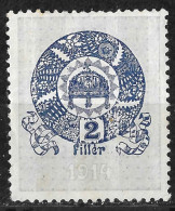 HUNGARY MAGYAR 1914: Revenue Stamp, 2 Filler Mint - Fiscales
