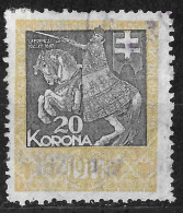 HUNGARY MAGYAR 1914: Revenue Stamp,20 Korona Used - Revenue Stamps