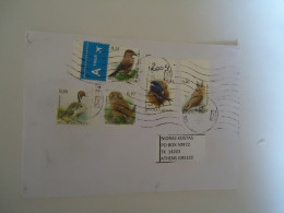 BELGIUM   COVER WITH STAMPS BIRD BIRDS   OWLS  DUCK - Kiwi