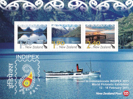 New Zealand 2011 Indipex World Philatelic Exhibition Minisheet MNH - Neufs