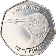 Monnaie, Falkland Islands, 50 Pence, 2018, Pingouins - Manchot Royal, FDC - Falkland Islands