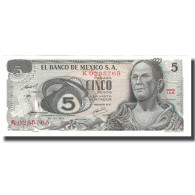 Billet, Mexique, 5 Pesos, 1971, 1971-10-27, KM:62b, NEUF - Mexique