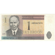 Billet, Estonie, 1 Kroon, KM:69a, NEUF - Estonia